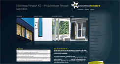 Desktop Screenshot of edelweissfenster.ch